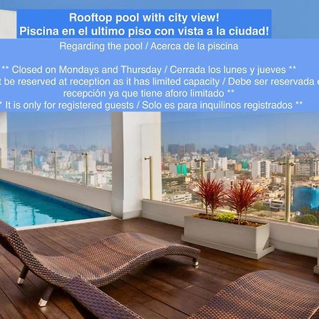 Alu Apartments - Limit With Miraflores Panoramic City View Lima Dış mekan fotoğraf