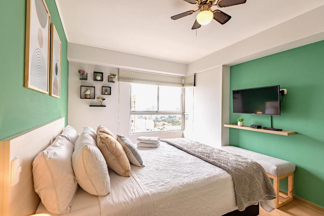 Alu Apartments - Limit With Miraflores Panoramic City View Lima Dış mekan fotoğraf