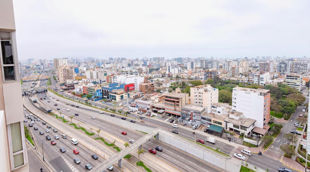 Alu Apartments - Limit With Miraflores Panoramic City View Lima Dış mekan fotoğraf