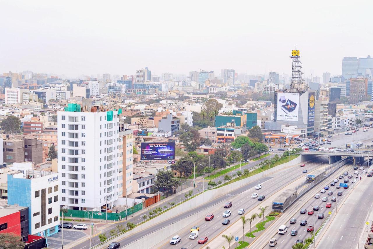 Alu Apartments - Limit With Miraflores Panoramic City View Lima Dış mekan fotoğraf