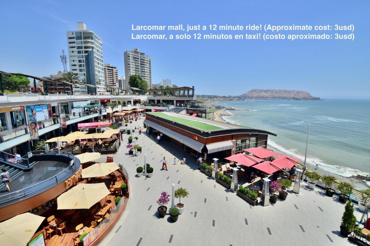 Alu Apartments - Limit With Miraflores Panoramic City View Lima Dış mekan fotoğraf