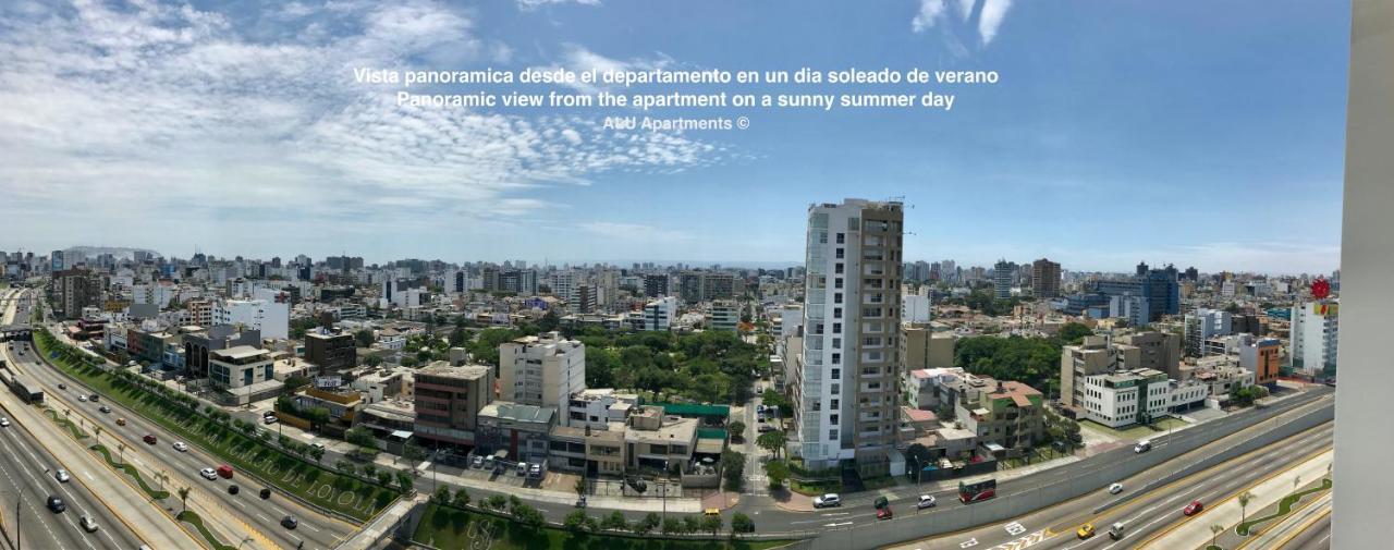 Alu Apartments - Limit With Miraflores Panoramic City View Lima Dış mekan fotoğraf